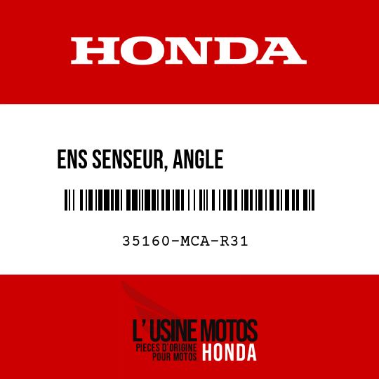 image de 35160-MCA-R31 ENS SENSEUR, ANGLE           D'INCLINAISON