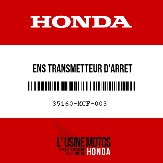 image de 35160-MCF-003 ENS TRANSMETTEUR D'ARRET