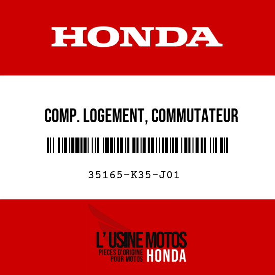 image de 35165-K35-J01 COMP. LOGEMENT, COMMUTATEUR DUDEMARREUR