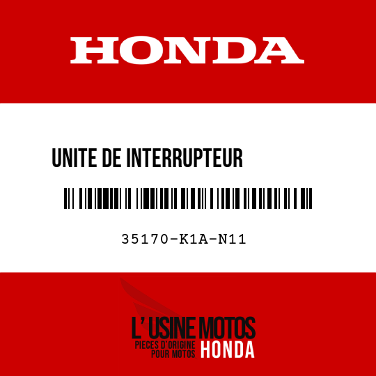 image de 35170-K1A-N11 UNITE DE INTERRUPTEUR         CODE-PHARE (ASAHI)