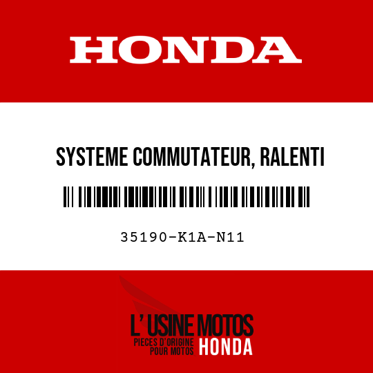 image de 35190-K1A-N11 SYSTEME COMMUTATEUR, RALENTI (ASAHI)