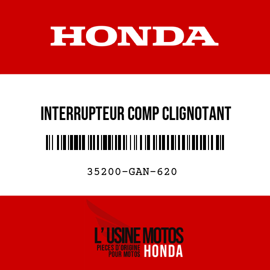image de 35200-GAN-620 INTERRUPTEUR COMP CLIGNOTANT