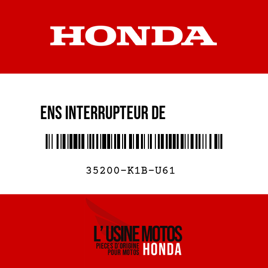 image de 35200-K1B-U61 ENS INTERRUPTEUR DE          CLIGNOTANT