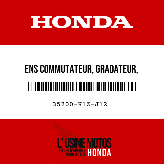 image de 35200-K1Z-J12 ENS COMMUTATEUR, GRADATEUR,  AVERTISSEUR ET CLIGNOTANT