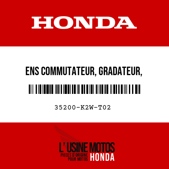 image de 35200-K2W-T02 ENS COMMUTATEUR, GRADATEUR,  AVERTISSEUR ET CLIGNOTANT