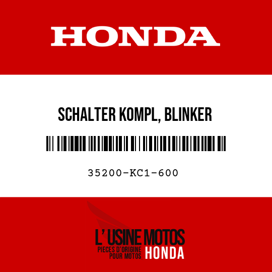image de 35200-KC1-600 SCHALTER KOMPL, BLINKER