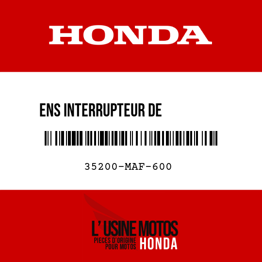 image de 35200-MAF-600 ENS INTERRUPTEUR DE          CLIGNOTANT