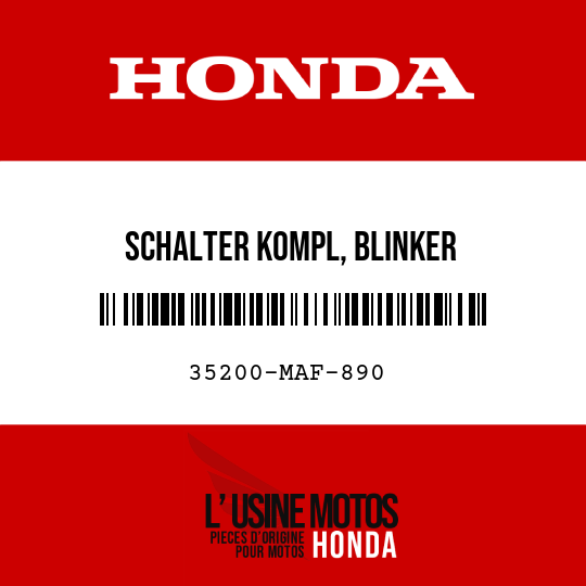 image de 35200-MAF-890 SCHALTER KOMPL, BLINKER