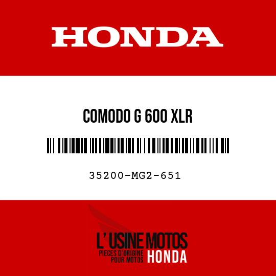 image de 35200-MG2-651 COMODO G 600 XLR