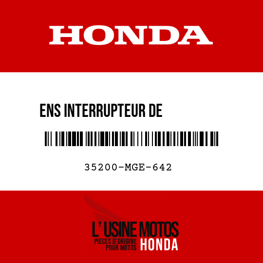 image de 35200-MGE-642 ENS INTERRUPTEUR DE          CLIGNOTANT