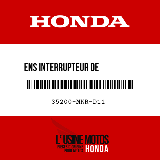 image de 35200-MKR-D11 ENS INTERRUPTEUR DE          CLIGNOTANT