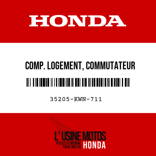 image de 35205-KWN-711 COMP. LOGEMENT, COMMUTATEUR DUCLIGNOTANT