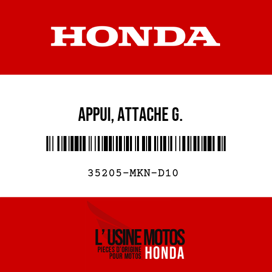 image de 35205-MKN-D10 APPUI, ATTACHE G.
