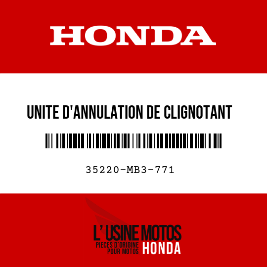 image de 35220-MB3-771 UNITE D'ANNULATION DE CLIGNOTANT (OKI)