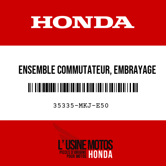 image de 35335-MKJ-E50 ENSEMBLE COMMUTATEUR, EMBRAYAGE