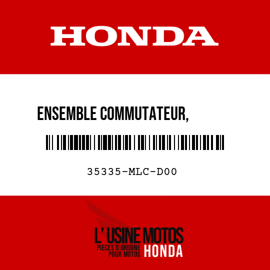 image de 35335-MLC-D00 ENSEMBLE COMMUTATEUR,         EMBRAYAGE