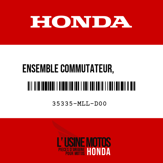 image de 35335-MLL-D00 ENSEMBLE COMMUTATEUR,         EMBRAYAGE