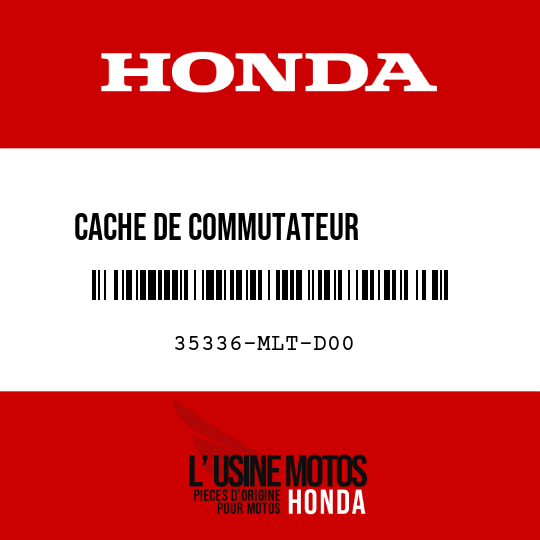 image de 35336-MLT-D00 CACHE DE COMMUTATEUR          D'EMBRAYAGE