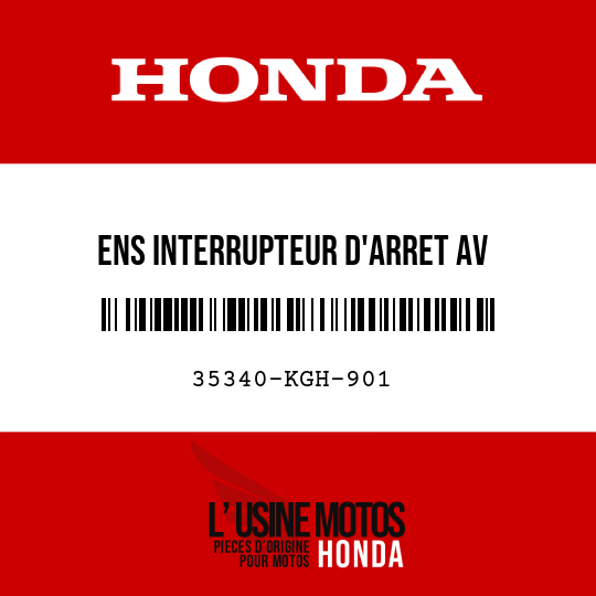image de 35340-KGH-901 ENS INTERRUPTEUR D'ARRET AV
