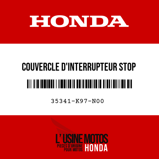 image de 35341-K97-N00 COUVERCLE D'INTERRUPTEUR STOP