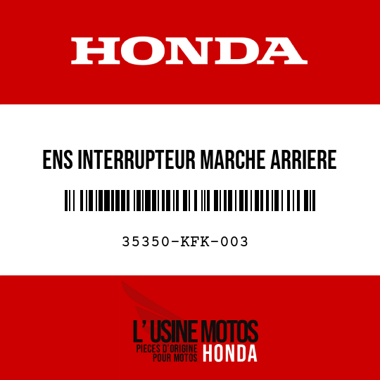 image de 35350-KFK-003 ENS INTERRUPTEUR MARCHE ARRIERE