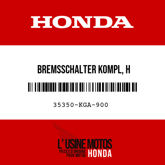 image de 35350-KGA-900 BREMSSCHALTER KOMPL, H