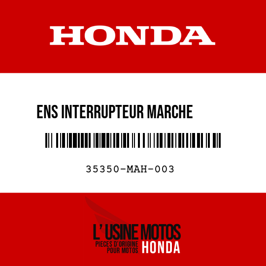 image de 35350-MAH-003 ENS INTERRUPTEUR MARCHE       ARRIERE