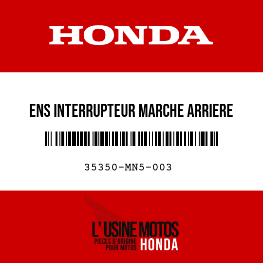 image de 35350-MN5-003 ENS INTERRUPTEUR MARCHE ARRIERE