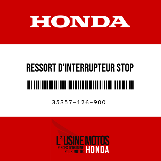 image de 35357-126-900 RESSORT D'INTERRUPTEUR STOP