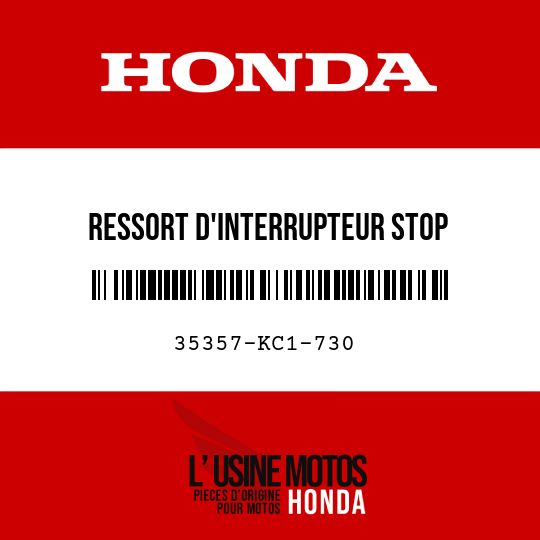 image de 35357-KC1-730 RESSORT D'INTERRUPTEUR STOP