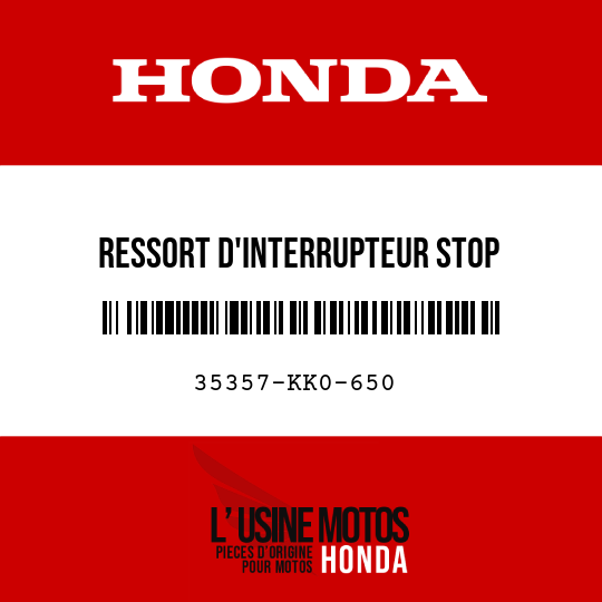 image de 35357-KK0-650 RESSORT D'INTERRUPTEUR STOP