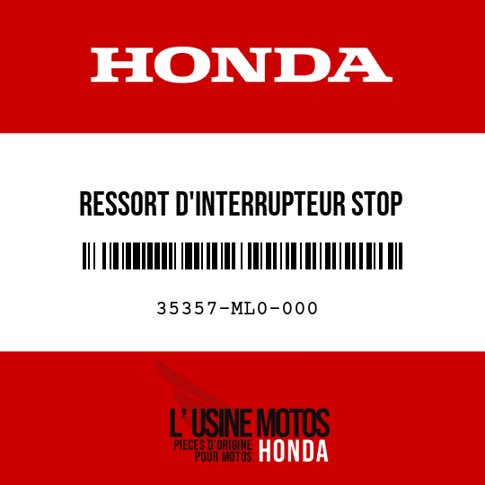 image de 35357-ML0-000 RESSORT D'INTERRUPTEUR STOP