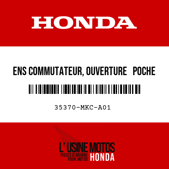 image de 35370-MKC-A01 ENS COMMUTATEUR, OUVERTURE   POCHE