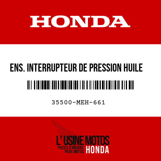 image de 35500-MEH-661 ENS. INTERRUPTEUR DE PRESSION HUILE (DENSO)