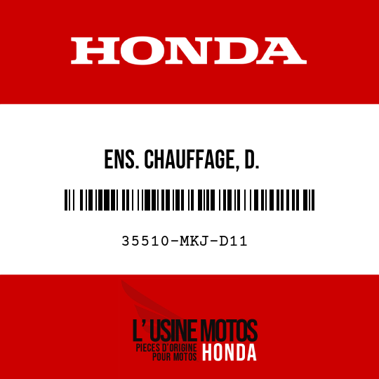 image de 35510-MKJ-D11 ENS. CHAUFFAGE, D.