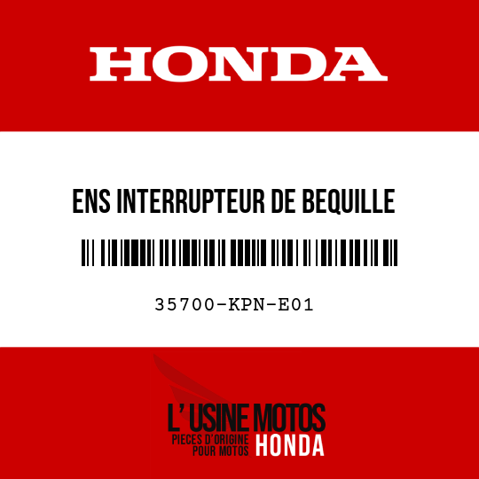 image de 35700-KPN-E01 ENS INTERRUPTEUR DE BEQUILLE LATERALE