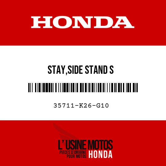 image de 35711-K26-G10 STAY,SIDE STAND S