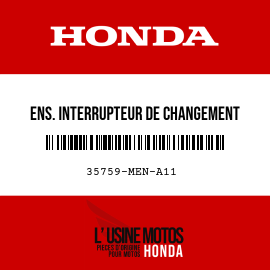 image de 35759-MEN-A11 ENS. INTERRUPTEUR DE CHANGEMENT