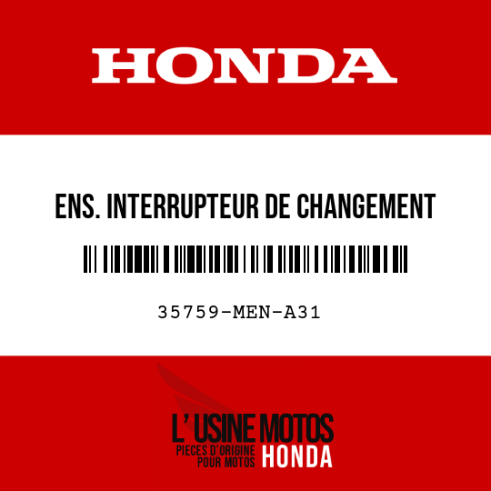 image de 35759-MEN-A31 ENS. INTERRUPTEUR DE CHANGEMENT