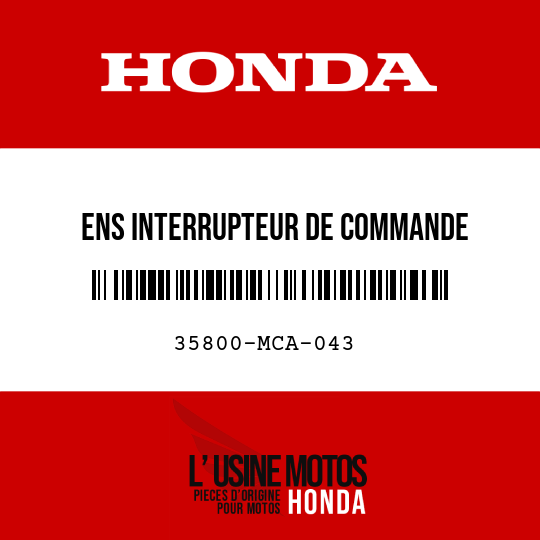 image de 35800-MCA-043 ENS INTERRUPTEUR DE COMMANDE D'HAUTEUR