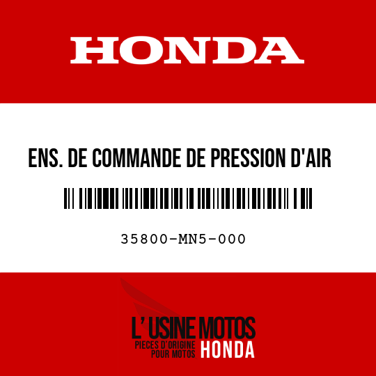 image de 35800-MN5-000 ENS. DE COMMANDE DE PRESSION D'AIR