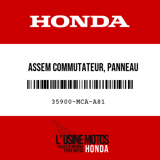 image de 35900-MCA-A81 ASSEM COMMUTATEUR, PANNEAU DENAVIGATION