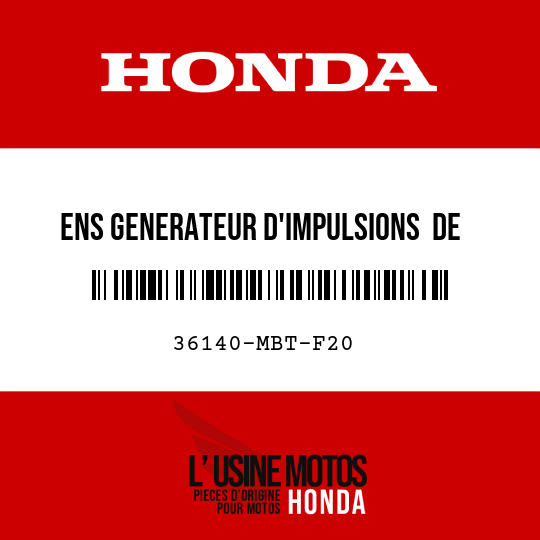 image de 36140-MBT-F20 ENS GENERATEUR D'IMPULSIONS  DE CAME