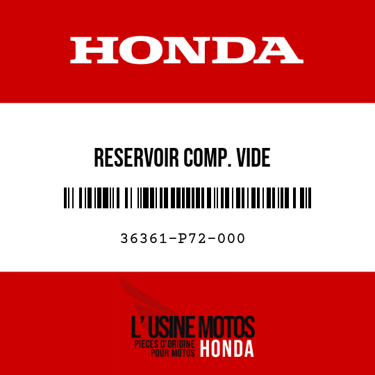 image de 36361-P72-000 RESERVOIR COMP. VIDE