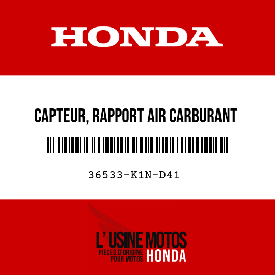 image de 36533-K1N-D41 CAPTEUR, RAPPORT AIR CARBURANT