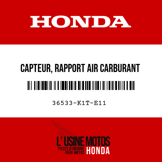 image de 36533-K1T-E11 CAPTEUR, RAPPORT AIR CARBURANT
