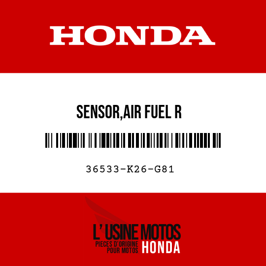 image de 36533-K26-G81 SENSOR,AIR FUEL R
