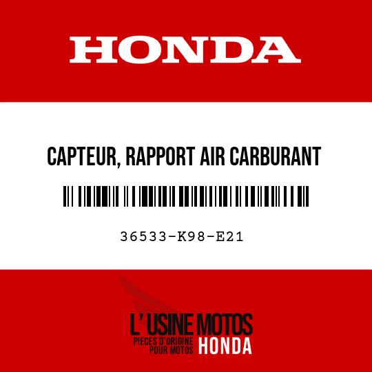 image de 36533-K98-E21 CAPTEUR, RAPPORT AIR CARBURANT