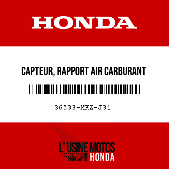 image de 36533-MKZ-J31 CAPTEUR, RAPPORT AIR CARBURANT