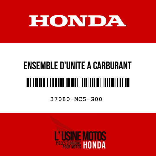 image de 37080-MCS-G00 ENSEMBLE D'UNITE A CARBURANT